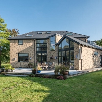 Contemporary slate roof project