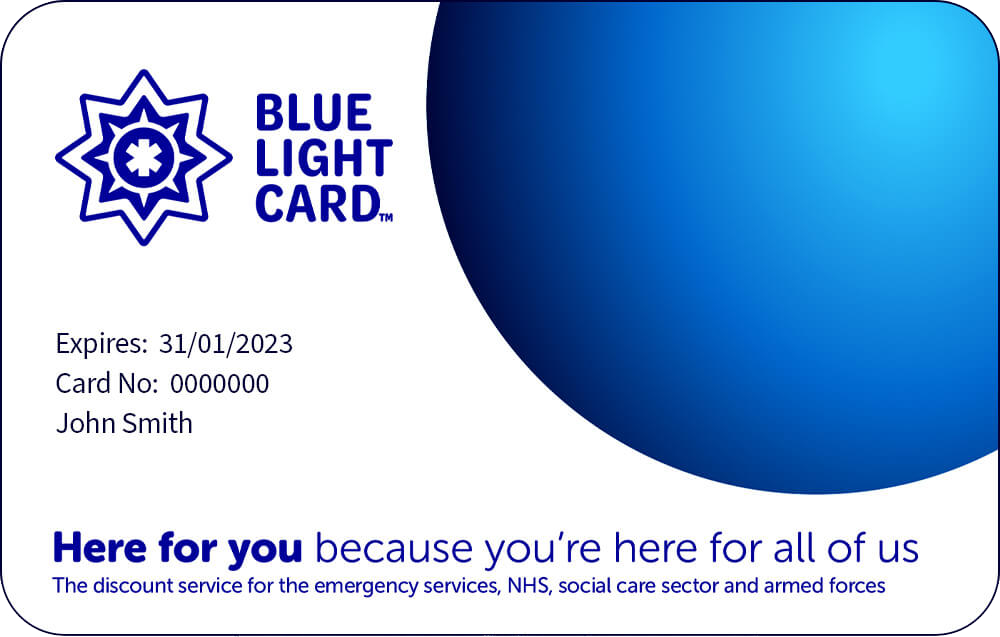 Blue Light Card accepted